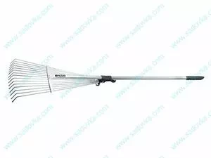 Грабли веерные 15-зубые алюминиевый  черенок 1600 мм раздвижные  PALISAD 61756 купить в Уфе