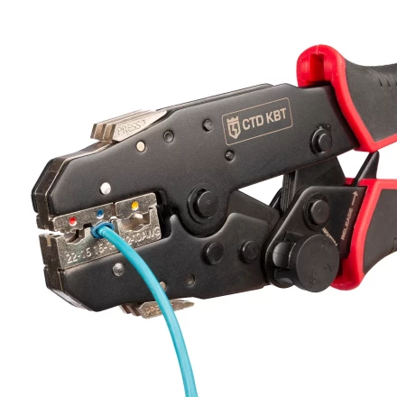 Пресс-клещи КВТ CTD+5 с механизмом быстрой смены матриц: комплект из 5 шт. для опрессовки (набор) (101859) купить в Уфе