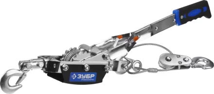 Лебедка ручная рычажная ЗУБР &quot;ПРОФЕССИОНАЛ&quot;, тросовая, 4 т, 3 м, в сумке 43105-4-K купить в Уфе