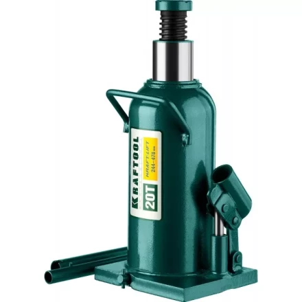 Домкрат гидравлический бутылочный "Kraft-Lift", сварной, 20т, 244-478мм, KRAFTOOL 43462-20 43462-20_z01 купить в Уфе