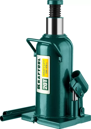 Домкрат гидравлический бутылочный "Kraft-Lift", сварной, 20т, 244-478мм, KRAFTOOL 43462-20 43462-20_z01 купить в Уфе