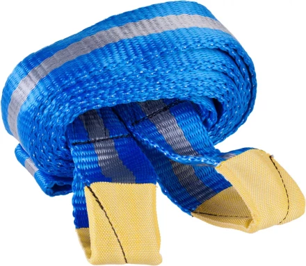 Трос буксировочный ЗУБР &quot;ЭКСПЕРТ&quot;, 2 петли, сумка, 5м, 10т 61216-10 купить в Уфе