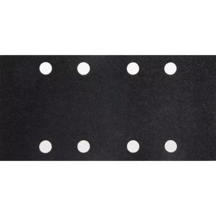 Лист шлиф. универсал. URAGAN "Оптимален для твердых пород дерева" 8 отверстий по линии, для ПШМ, P120, 80х166мм, 50шт 907-22101-120-50 купить в Уфе