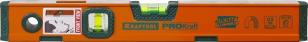 Уровень KRAFTOOL &quot;KRAFT-MAX&quot; магнитный, особо усилен, 2 ампулы, 2 фрезерованные базовые поверхности, 40см 34575-040 купить в Уфе