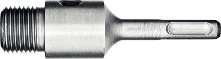 Державка ЗУБР &quot;МАСТЕР&quot; для бур. коронки с хвостовиком SDS Plus. L-100мм,резьба М22,конусное крепление центрир сверла 29187-100 купить в Уфе