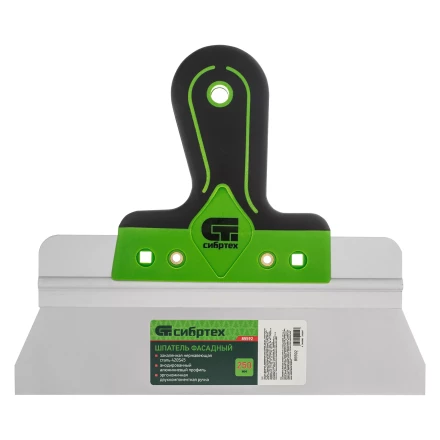 Шпатель фасадный, нержавеющая сталь 420S45, 250 мм, 2-компонентная ручка Сибртех 85592 купить в Уфе