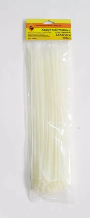 Хомут монтажный 3,6х300 (100 шт)  1/150 29990 купить в Уфе