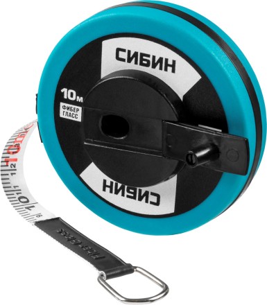 Мерная лента СИБИН фиберглассовая, 10м 34154-10 купить в Уфе