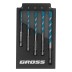 Набор сверл универсальных Gross 706017, Multipurpose PRO, 6-гр. хвостовик, 4-10мм, 5шт купить в Уфе