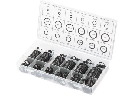 Набор резиновых уплотнительных прокладок D 3 - 23 мм 279 предметов СИБРТЕХ 47598 купить в Уфе