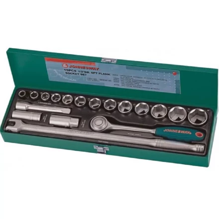 Набор головок торцевых 1/2&quot;DR 11-32мм 19предметов Jonnesway S04Н419S 47432 купить в Уфе