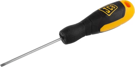 Отвертка JCB, хромомолибденовая сталь S2, двухкомпонентная рукоятка, магнитный наконечник, SL 3х75мм JSD013 купить в Уфе