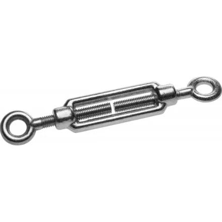 Талреп ЗУБР &quot;ПРОФЕССИОНАЛ&quot; DIN 1480, кольцо-кольцо, оцинкованный, кованая натяжная муфта, М8, 10 шт 4-304375-08 купить в Уфе
