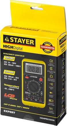 Мультиметр STAYER &quot;EXPERT&quot; HIGHDigital цифровой 45320-T купить в Уфе