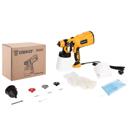 Краскопульт электрический DKSG55K1 HVLP DEKO, 018-1043 купить в Уфе