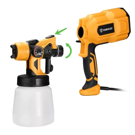 Краскопульт электрический DKSG55K1 HVLP DEKO, 018-1043 купить в Уфе