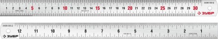 ЗУБР Про-30Д, длина 0.30 м, усиленная нержавеющая линейка, Профессионал (34280-030-Д) купить в Уфе