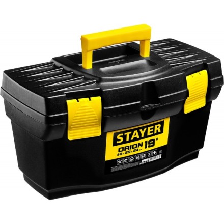 Ящик для инструмента &quot;TOPLine&quot; пластиковый, 19&quot;, STAYER 38110-18_z03 купить в Уфе