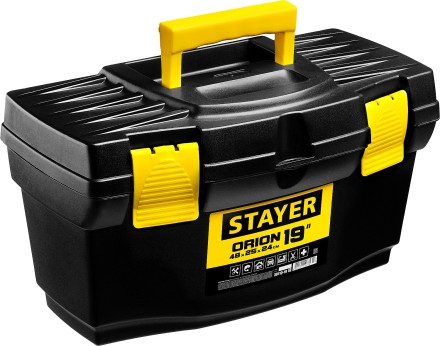 Ящик для инструмента &quot;TOPLine&quot; пластиковый, 19&quot;, STAYER 38110-18_z03 купить в Уфе
