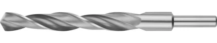 Сверло ЗУБР &quot;МАСТЕР&quot; по металлу с цилиндрическим хвостовиком, сталь Р6М5, винтовой прокат, D 16.0мм, L-178/120мм 4-29621-178-16 купить в Уфе
