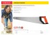 Ножовка по дереву (пила) MIRAX Universal 400 мм, 5 TPI, рез вдоль и поперек волокон, для крупных и средних заготовок 1502-40_z01 купить в Уфе