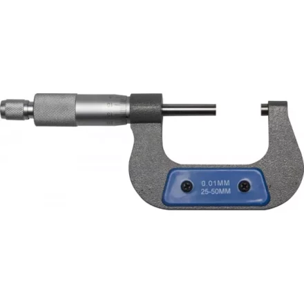 Микрометр ЗУБР &quot;ЭКСПЕРТ&quot; гладкий механический, МК 50, диапозон 25-50мм, шаг измерения 0,01мм 34480-50_z01 купить в Уфе