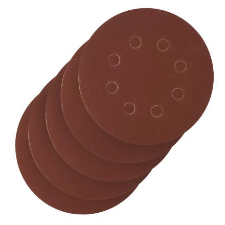 Круг абразивный на ворсовой подложке под &quot;липучку&quot;, перфорированный, P 400, 125 мм, 5 шт Сибртех 738147 купить в Уфе