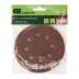 Круг абразивный на ворсовой подложке под &quot;липучку&quot;, перфорированный, P 400, 125 мм, 5 шт Сибртех 738147 купить в Уфе