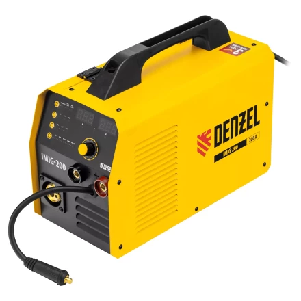 Аппарат инвертор. полуавтомат. cварки IMIG-200, 200 А, ПВ 60%, катушка 5 кг// Denzel 94361 купить в Уфе