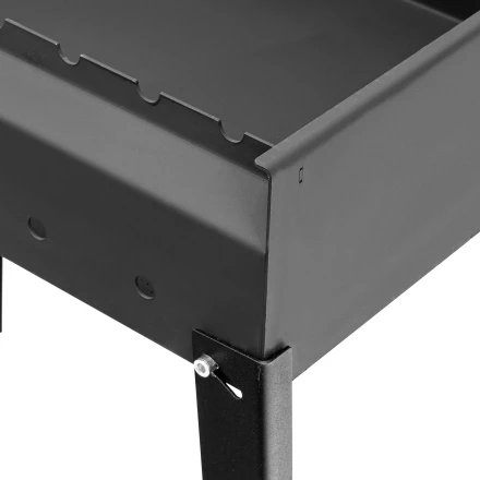 Мангал сварной Camping Palisad 69668, 605 х 375 х 138/640 мм, сталь 2 мм купить в Уфе