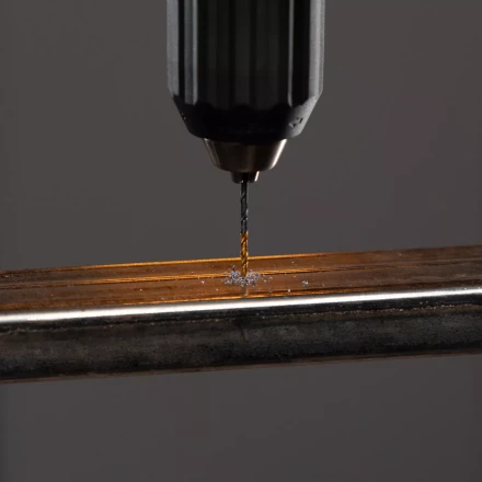 Сверло по металлу, 2 мм, HSS-Tin, Golden Tip, 10 шт. Denzel 717203 купить в Уфе