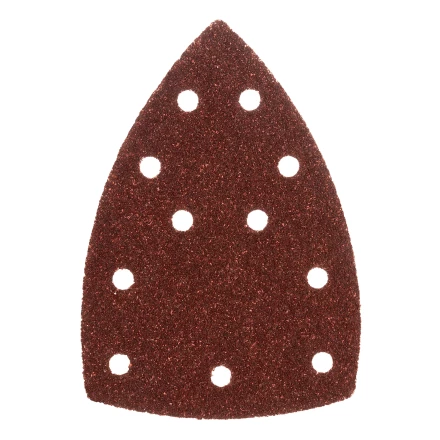 Треугольник абразивный на ворc. подложке под &quot;липучку&quot;, перф., P 40, 150х150х100 мм, 5 шт. Denzel 738577 купить в Уфе