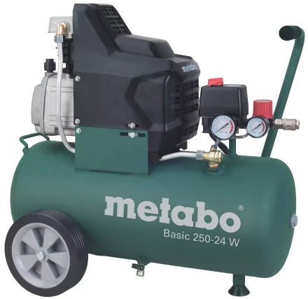 Компрессор масляный поршневой прямой привод Metabo Basic 250-24 W купить в Уфе