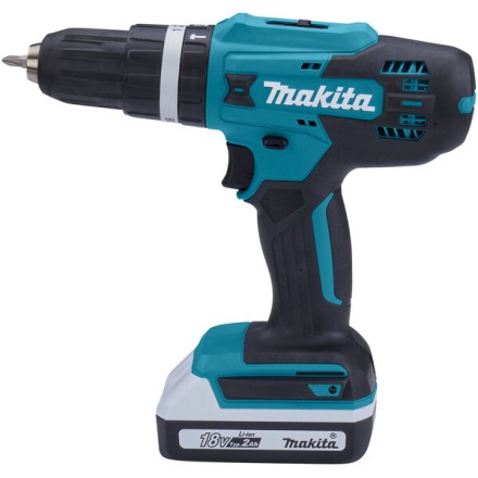 Аккумуляторная ударная 18В дрель-шуруповерт Makita HP488D002 (2*АКБ 1.5Ач тип G, ЗУ) купить в Уфе