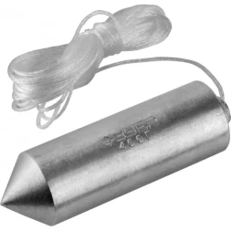 Отвес ЗУБР "МАСТЕР" строительный со шнуром, в пластиковом контейнере, 500 г 0636-480_z01