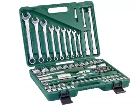 Набор головок торцевых 1/2&quot;DR 14-32мм  1/4&quot;DR 4-14мм 82предмета Jonnesway S04Н52482S 47399 купить в Уфе