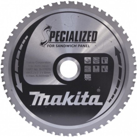 Диск пильный Makita, х270х30х2,3мм, 60 зуб,для сэндвич панелей B-31516 купить в Уфе