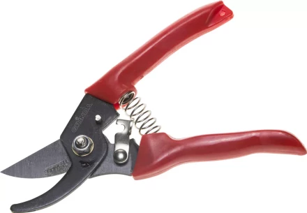 Секатор GRINDA пластмассовые ручки, усиленный, с проволочной пружиной, 180мм 40220_z01 купить в Уфе