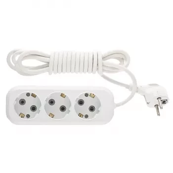 Удлинитель бытовой серия УХз-10-303, с заземлением, 3м, 3 розетки, 10A Stern 95766 купить в Уфе