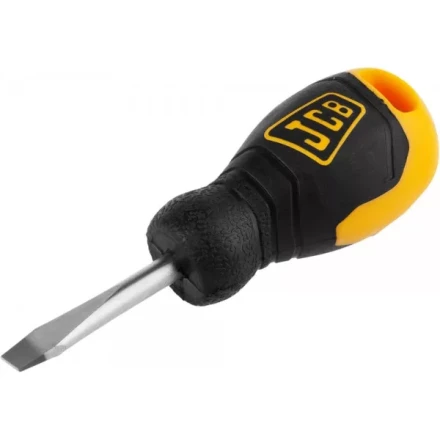 Отвертка JCB, хромомолибденовая сталь S2, двухкомпонентная рукоятка, магнитный наконечник, SL 6,5х40мм JSD012 купить в Уфе