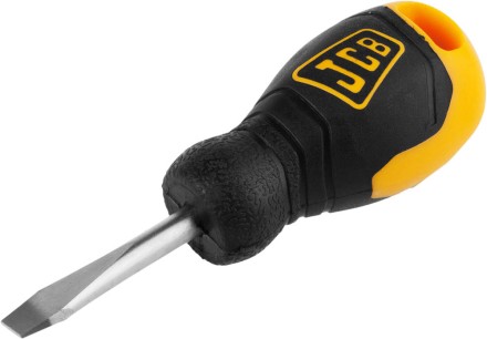 Отвертка JCB, хромомолибденовая сталь S2, двухкомпонентная рукоятка, магнитный наконечник, SL 6,5х40мм JSD012 купить в Уфе