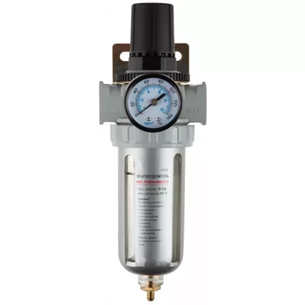 Набор аксессуаров KRAFTOOL "INDUSTRIE QUALITAT" для пневмосистем: манометр, влагоотделитель 6506 купить в Уфе