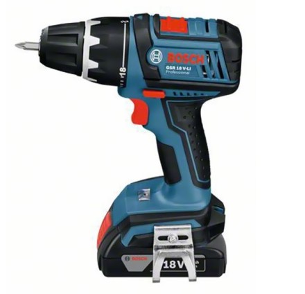 Аккумуляторная дрель-шуруповерт BOSCH GSR 18 V-LI (0.601.866.10J) купить в Уфе