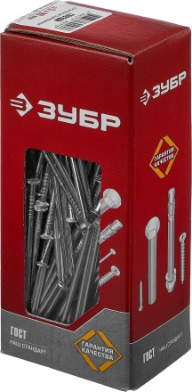 ЗУБР ГОСТ 4028-63, 80 x 3 мм, цинк, 1 кг, строительные гвозди (305031-30-080) купить в Уфе