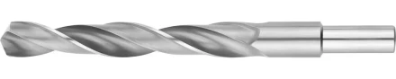Сверло ЗУБР &quot;МАСТЕР&quot; по металлу с цилиндрическим хвостовиком, сталь Р6М5, винтовой прокат, D 17.0мм, L-184/125мм 4-29621-184-17 купить в Уфе