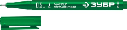 ЗУБР МП-50 зеленый, 0.5 мм перманентный маркер (06321-4) купить в Уфе