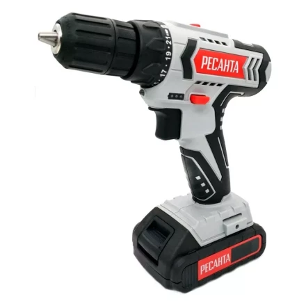 Дрель-шуруповерт аккумуляторная Ресанта ДА-18-2ЛК 75/14/5 купить в Уфе