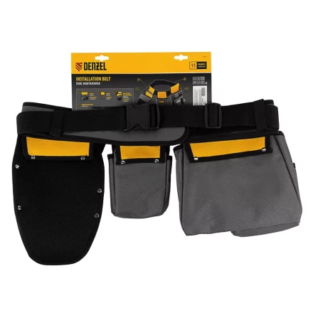 Пояс монтажника, сумки поясные, кобура для шуруповерта// Denzel 90291 купить в Уфе
