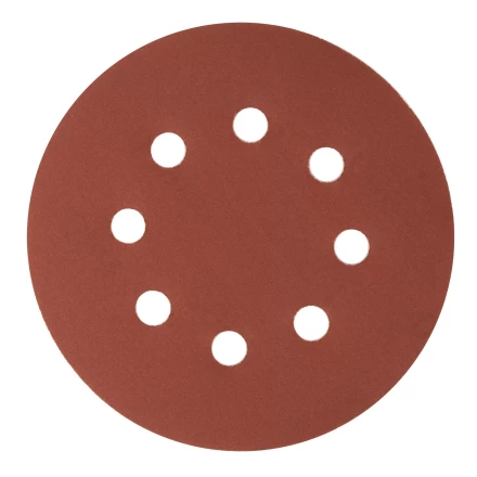 Круг абразивный на ворсовой подложке под &quot;липучку&quot;, перфорированный, P 500, 125 мм, 5 шт Сибртех 738157 купить в Уфе