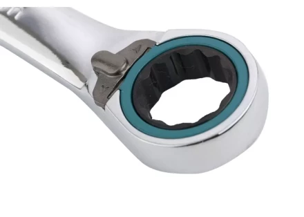 Набор ключей комбинированных с трещоткой, 8 - 19 мм, 7шт., реверсивные, CrV GROSS 14892 купить в Уфе